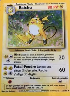 Raichu 14 — Set de Base