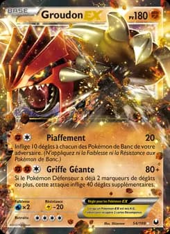Groudon-EX 54 — Explorateurs Obscurs