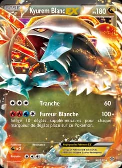 Kyurem Blanc EX 96 — Tempète Plasma
