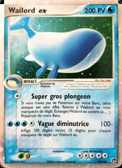 Wailord ex 100 — EX Tempête de sable