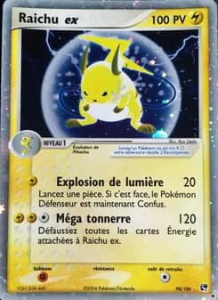 Raichu ex 98 — EX Tempête de sable