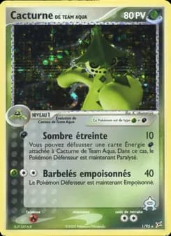 Cacturne de Team Aqua 1 — EX Team Magma vs Team Aqua