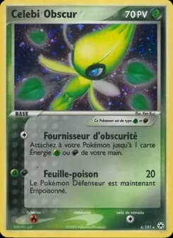 Celebi Obscur 4 — EX Légendes Oubliées
