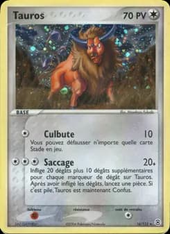 Tauros 16 — EX Rouge Feu & Vert Feuille