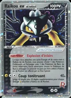 Raikou ex de Rocket 108 — EX Deoxys