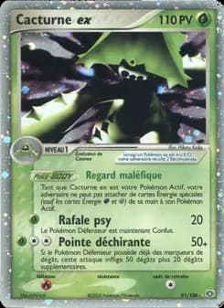 Cacturne ex 91 — EX Émeraude