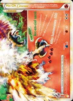Ho-Oh LÉGENDAIRE 112 — HeartGold SoulSilver
