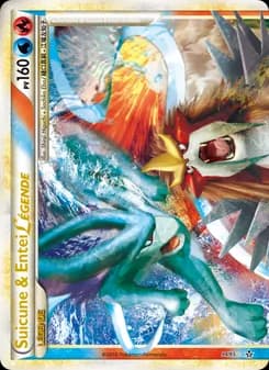 Suicune & Entei LÉGENDE (haut) 94 — Déchaînement