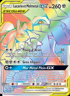 Lucario et Melmetal GX 224 — Alliance Infaillible