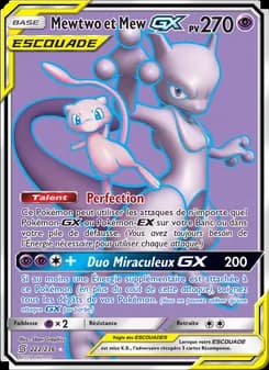 Mewtwo et Mew GX 222 — Harmonie des Esprits