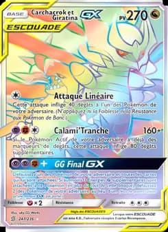 Carchacrok et Giratina GX 247 — Harmonie des Esprits