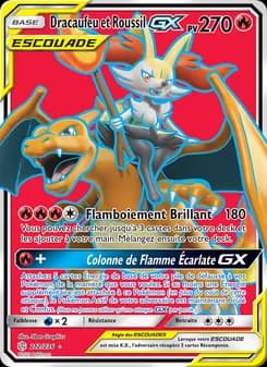 Dracaufeu et Roussil GX 212 — Éclipse Cosmique