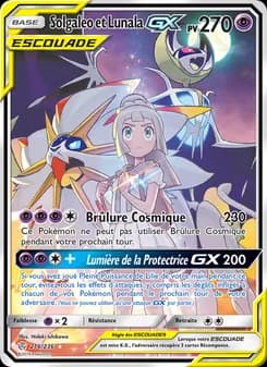Solgaleo et Lunala GX 216 — Éclipse Cosmique