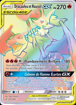 Dracaufeu et Roussil GX 251 — Éclipse Cosmique