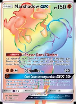 Marshadow GX 156 — Ombres Ardentes