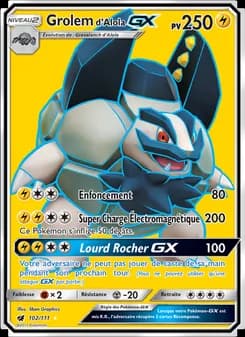 Grolem d’Alola GX 102 — Invasion Carmin
