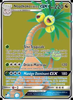 Noadkoko d’Alola GX 107 — Invasion Carmin
