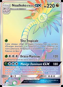 Noadkoko d’Alola GX 118 — Invasion Carmin