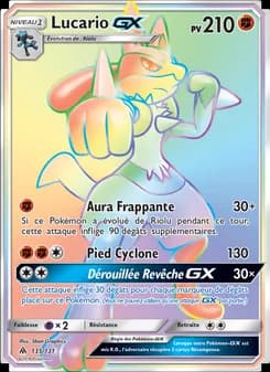 Lucario GX 135 — Lumière Interdite
