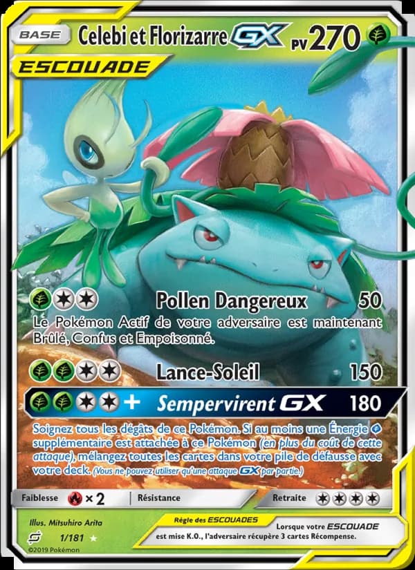 Celebi et Florizarre GX