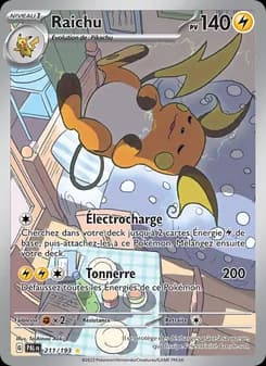 Raichu 211 — Évolutions à Paldea