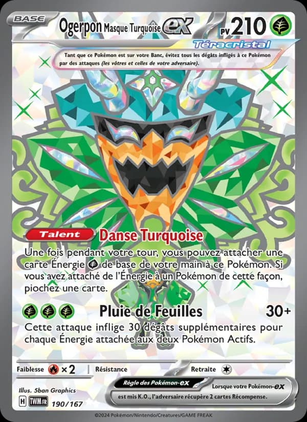 Ogerpon Masque Turquoise ex