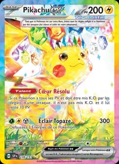 Pikachu-ex 238 — Étincelles Déferlantes