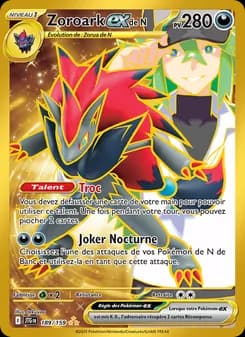 Zoroark-ex de N 189 — Aventures Ensemble