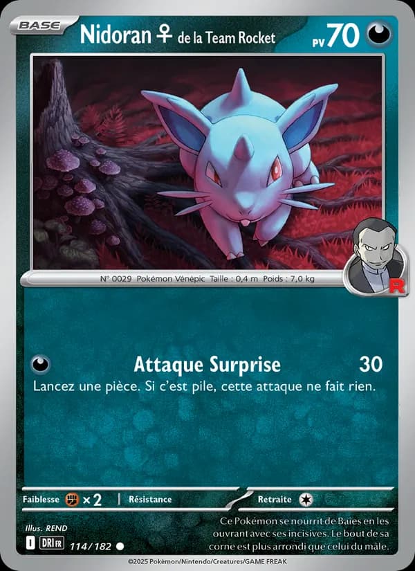 Nidoran♀ de la Team Rocket