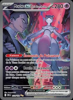 Mewtwo-ex de la Team Rocket 231 — Rivalités Destinées
