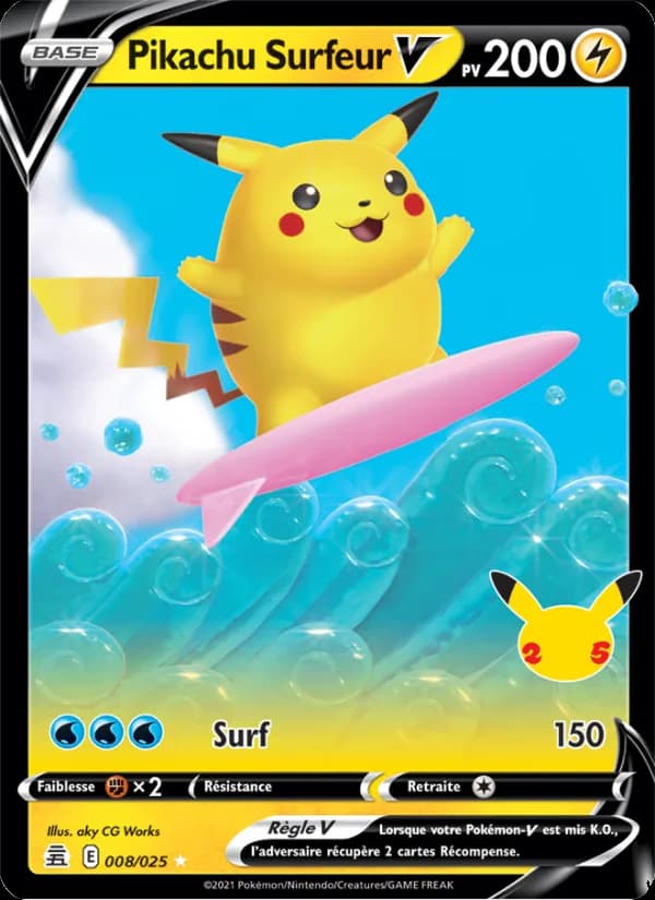 Pikachu Surfeur V