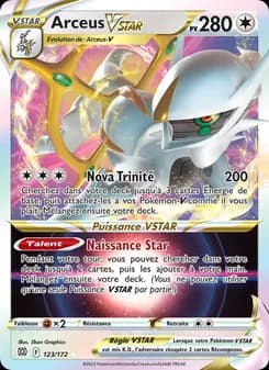 Arceus VSTAR 123 — Stars Étincelantes