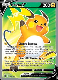 Raichu V 158 — Stars Étincelantes