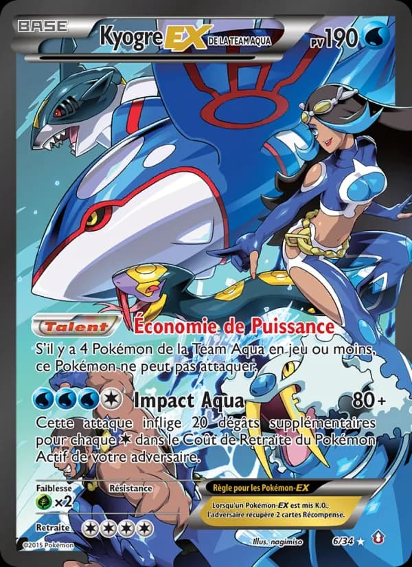 Kyogre EX de la Team Aqua