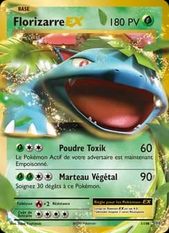 Florizarre EX 1 — Évolutions