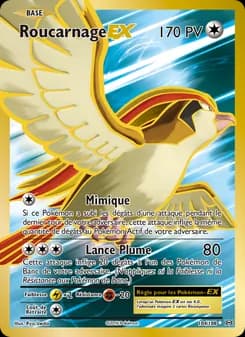 Roucarnage EX 104 — Évolutions