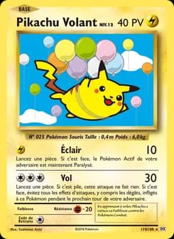 Pikachu Volant 110 — Évolutions