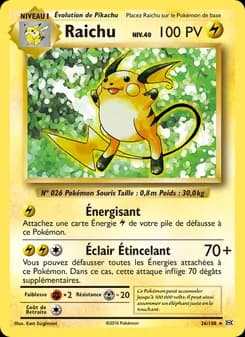 Raichu 36 — Évolutions