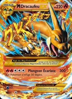 M-Dracaufeu EX 107 — Étincelles