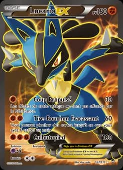 Lucario EX 107 — Poings Furieux