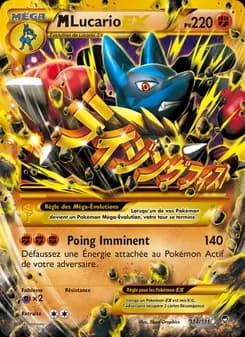 M-Lucario EX 113 — Poings Furieux