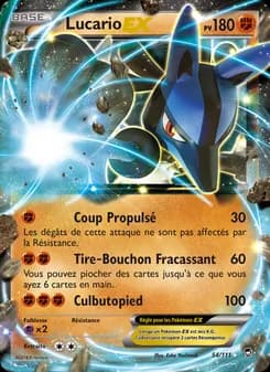 Lucario EX 54 — Poings Furieux