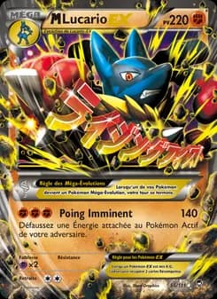 M-Lucario EX 55 — Poings Furieux
