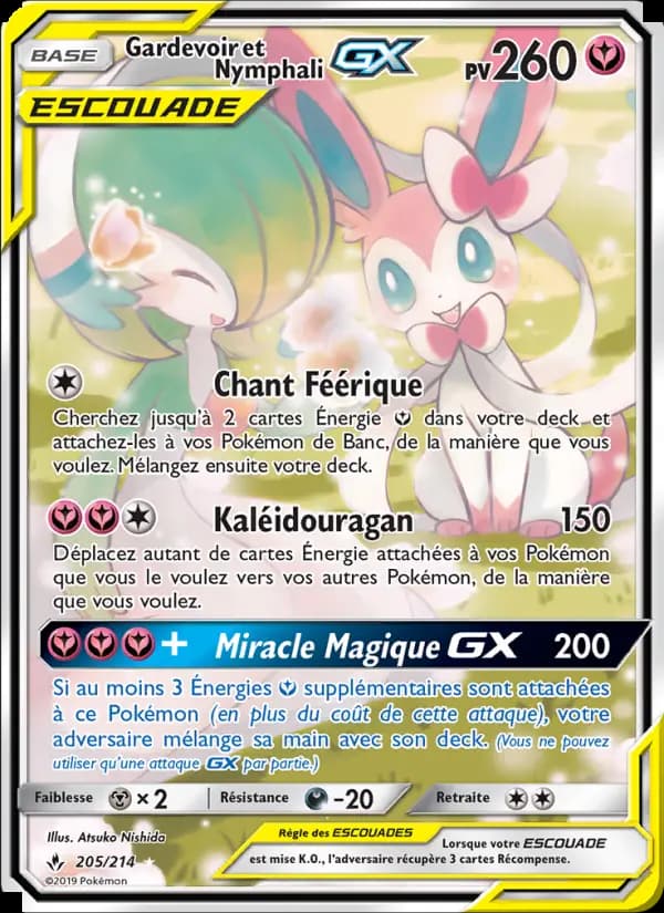 Gardevoir et Nymphali GX