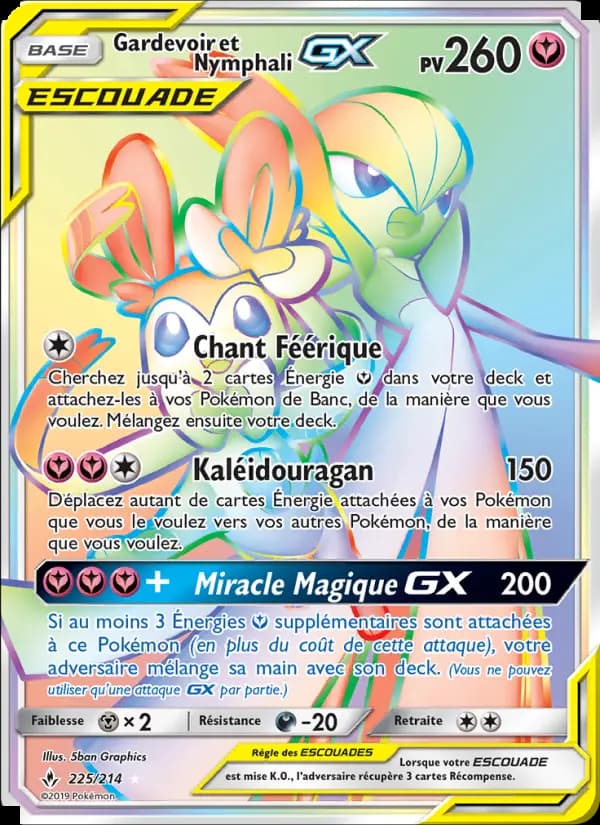 Gardevoir et Nymphali GX