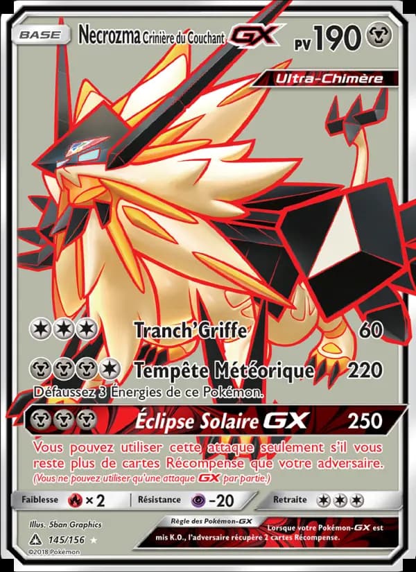 Necrozma Crinière du Couchant GX
