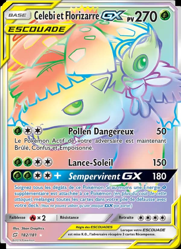 Celebi et Florizarre GX