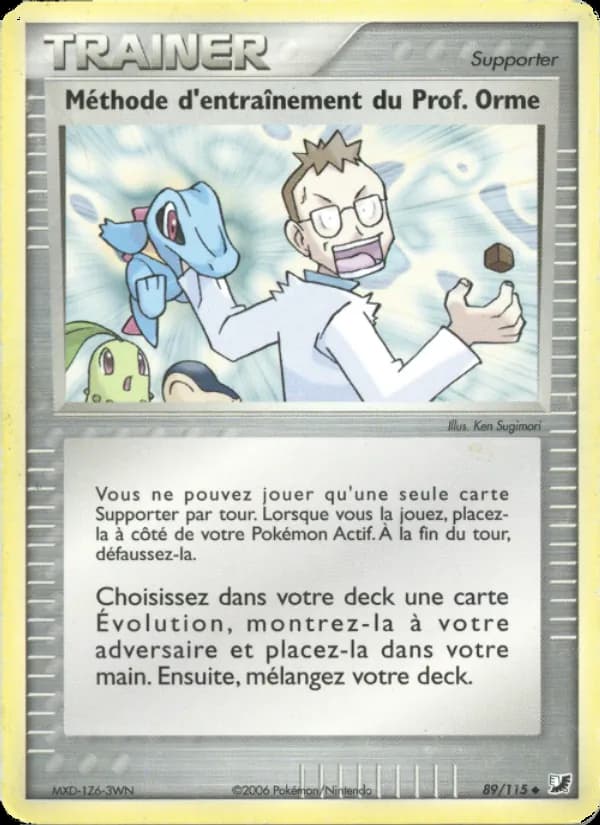Méthode d'entraînement du Prof. Orme