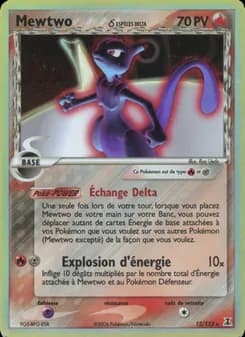 Mewtwo δ 12 — EX Espèces Delta
