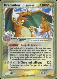 Dracaufeu δ 4 — EX Gardiens de Cristal